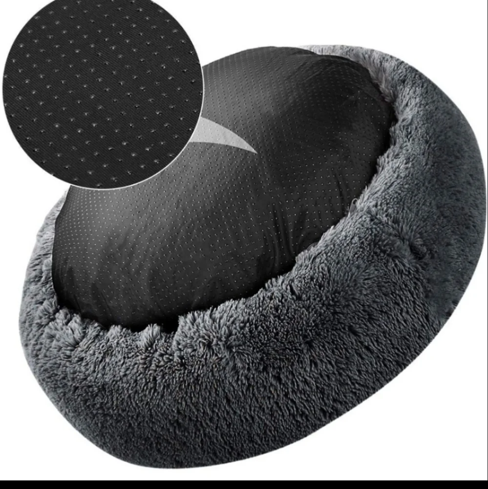 Pets bedding confortable.dark gray color